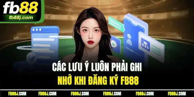 Đăng Ký FB88 - Hướng Dẫn Thực Hiện Chính Xác Từng Thao Tác 3 Các lưu ý luôn phải ghi nhớ khi đăng ký FB88